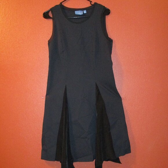 Simply Vera Vera Wang NEW Woman Small Black Travel Vacation Sleeveless Dress - Picture 4 of 11